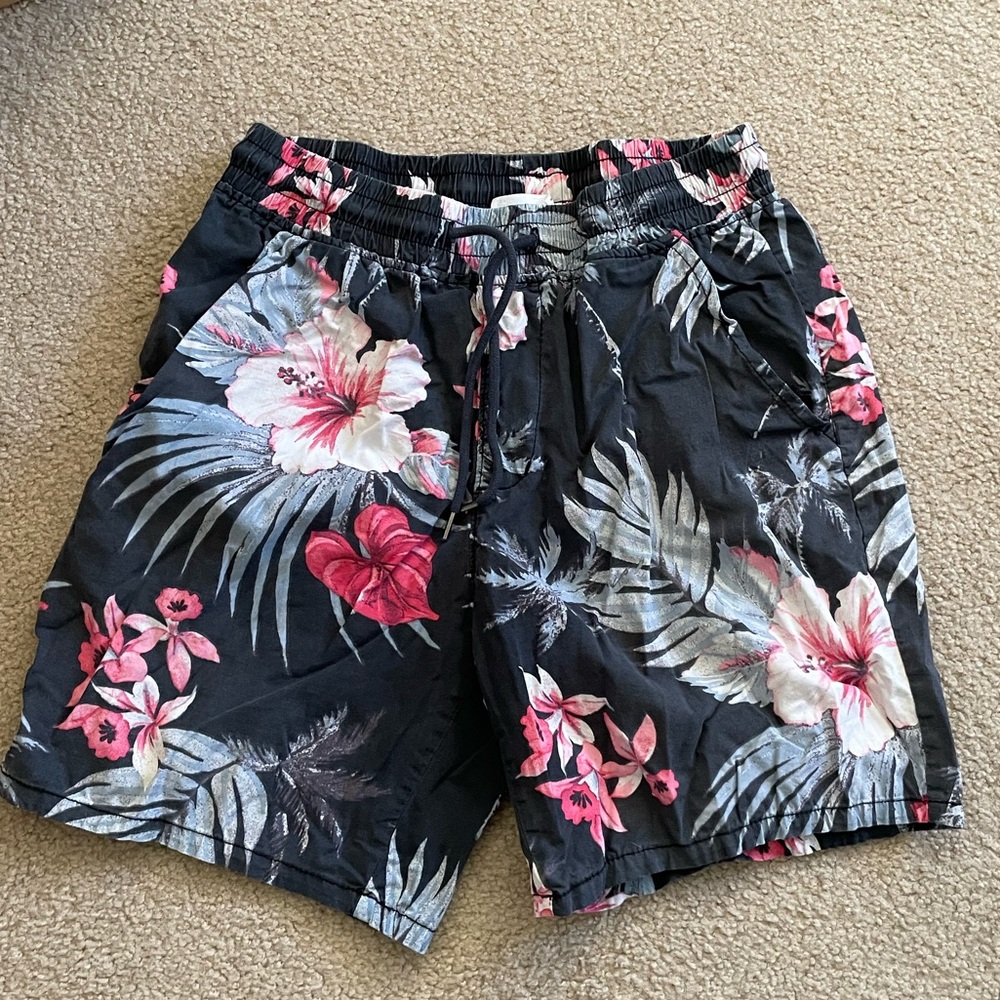 Original Use - Hawaiian Print Shorts - Small